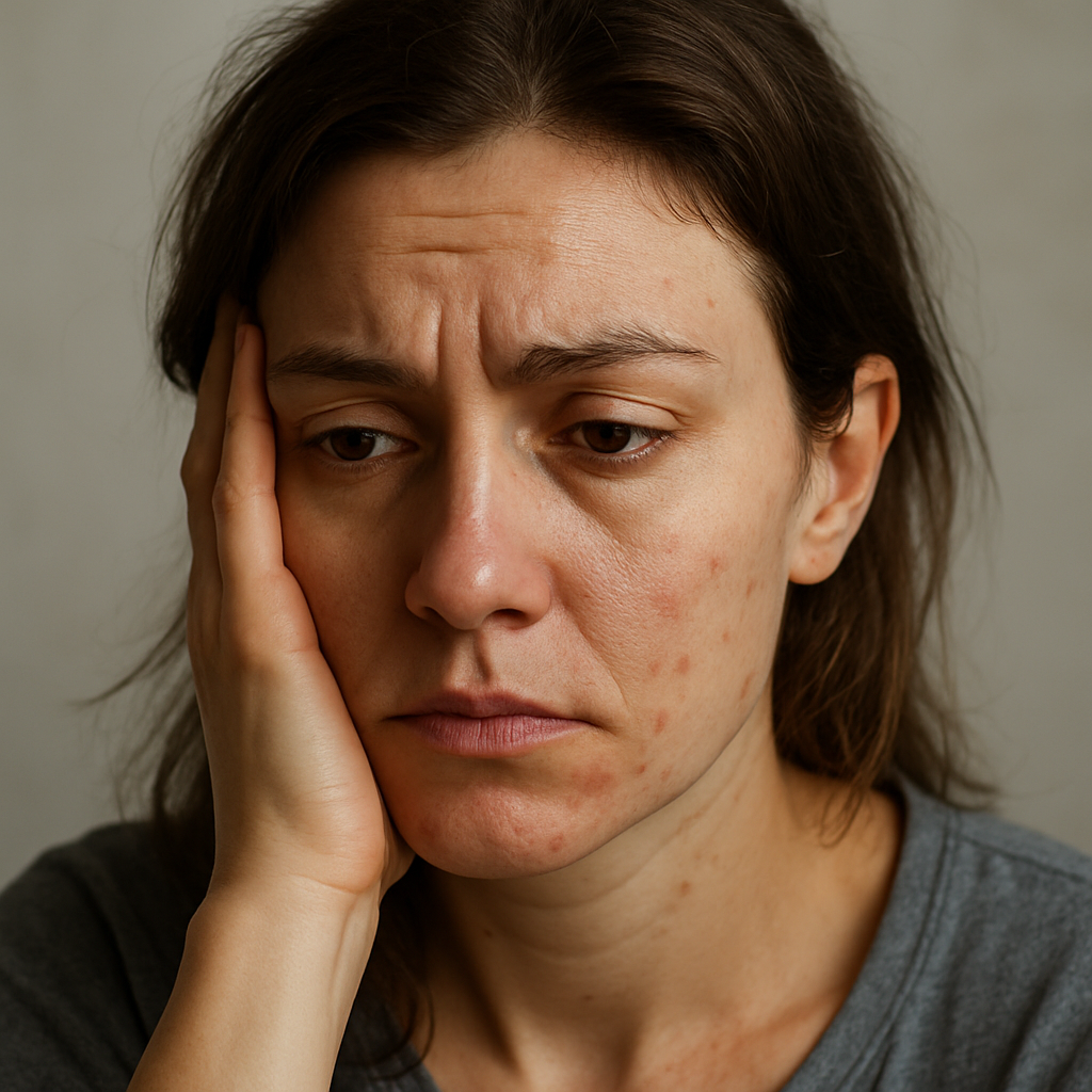 مشکلات پوستی بر اثر استرس